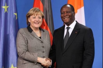 Côte d'Ivoire : Compte rendu de la rencontre Ouattara Merkel à  Berlin